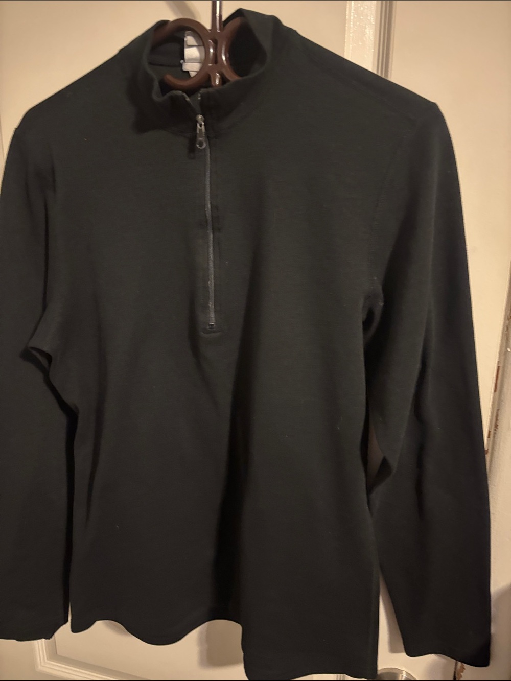 MEC Men's Quarter-Zip Sweater Jacket - Black